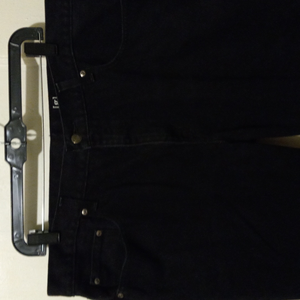 Like New. George Jeans, Blk, Reg. 40x30